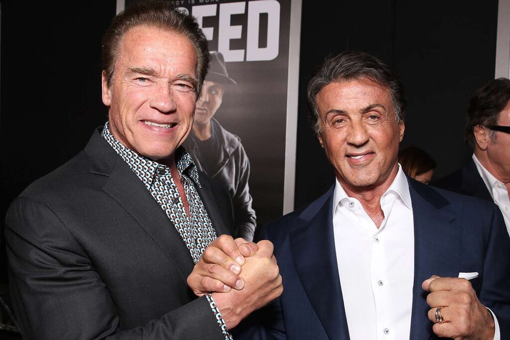 Sylvester Stallone with hollywood actor