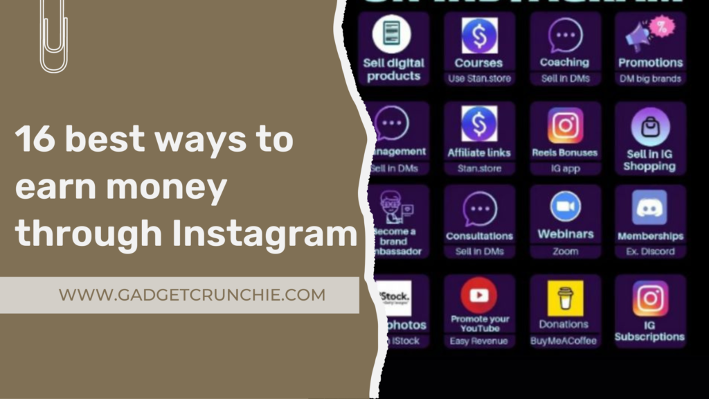 The best ways to earn money through Instagram