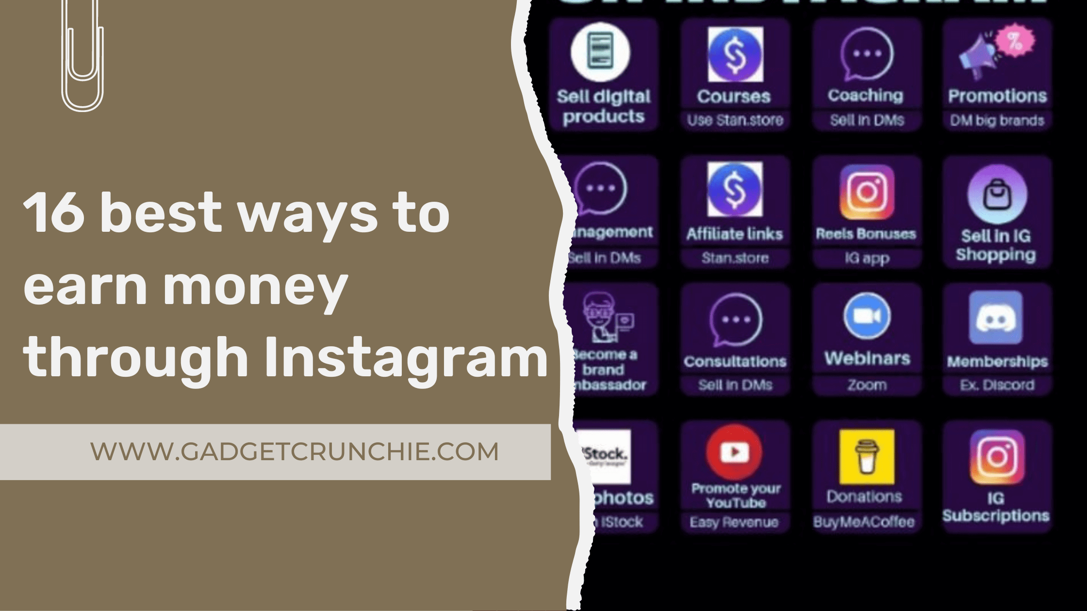 The best ways to earn money through Instagram 1 The best ways to earn money through Instagram