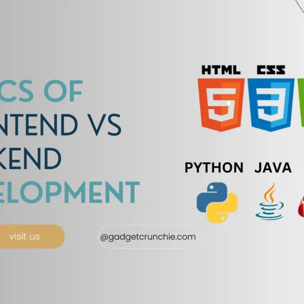 Basics of frontend vs backend development