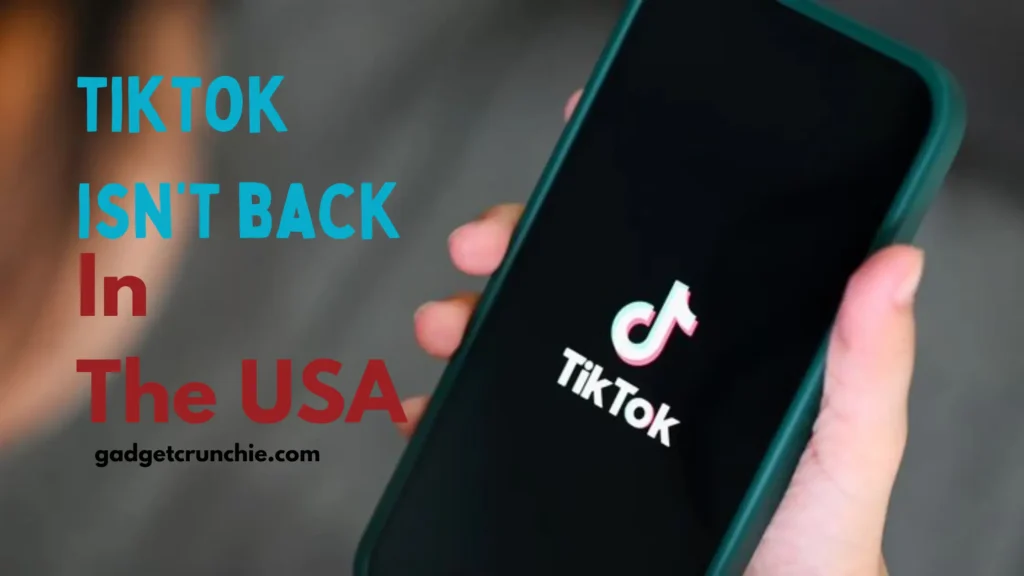 tiktok isn't back in the us