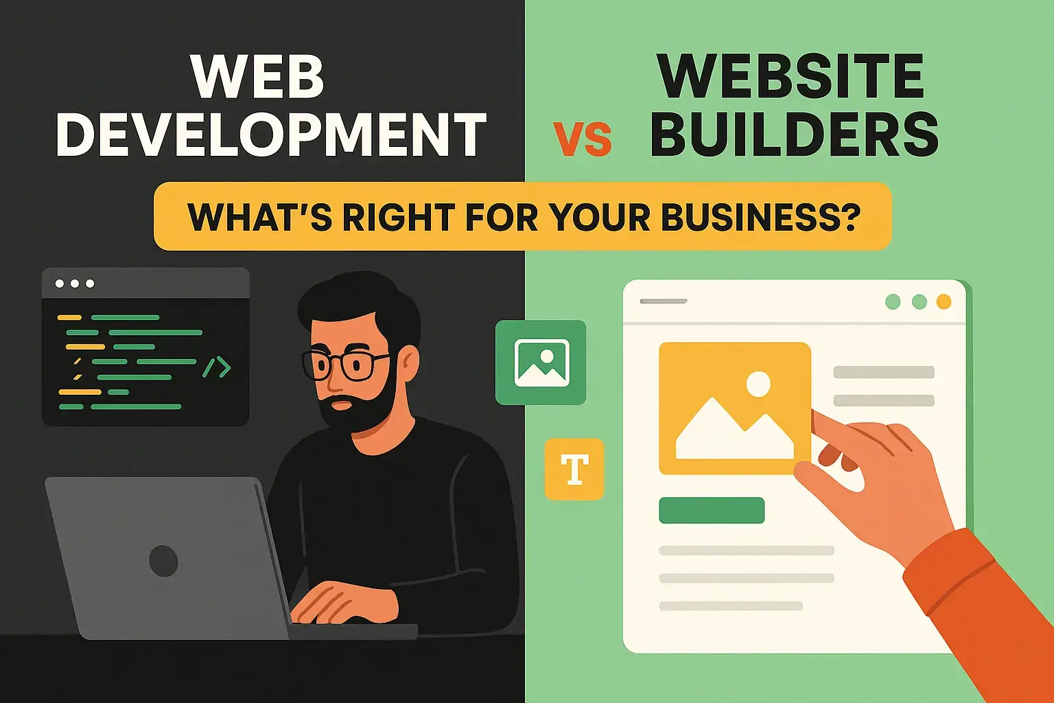 Web Development Vs Website Builders