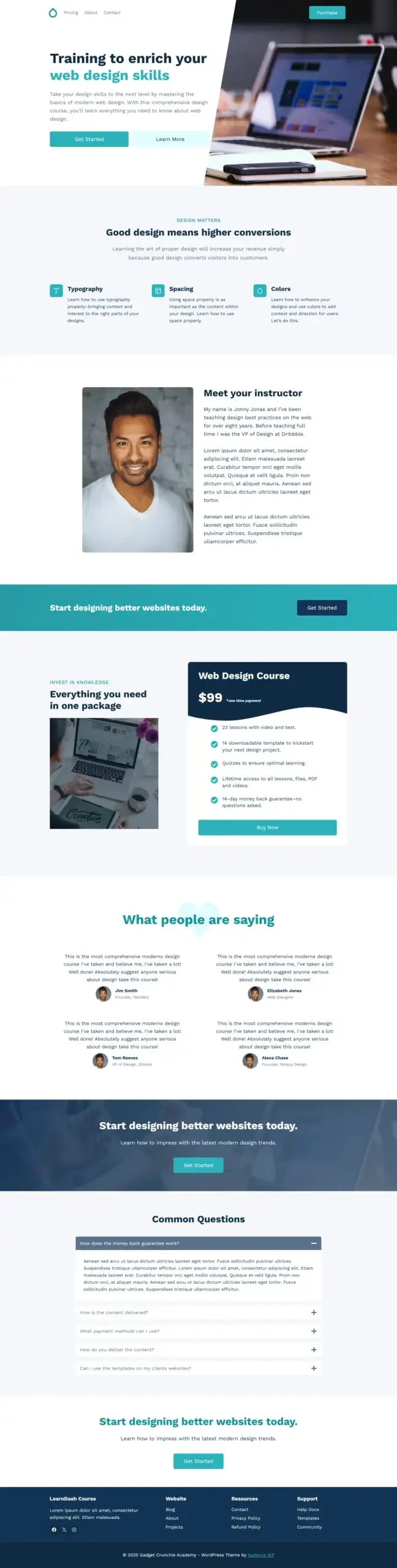 Portfolio | Websites by Gadget Crunchie 7 Project academy-gadgetcrunchie