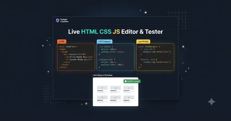 html css js code editor 2026